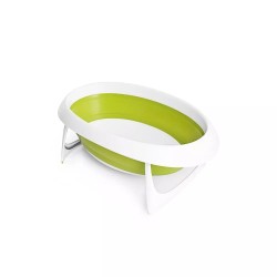 Bañera Colapsable de 2 Posiciones Verde Blanco