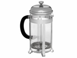 Reimart Cafetera Cromada con Cuchara de Plástico