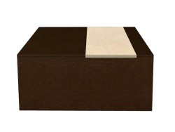 Mesa Central PH Muebles París tabaco oscuro