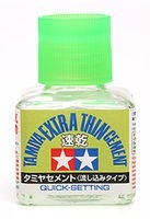 Klej Extra Thin 40 ml - szybkoschn?cy (Tamiya Extra Thin Cement (Quick-Setting)