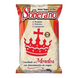 Arroz Morelos Soberano Bolsa de 900 g