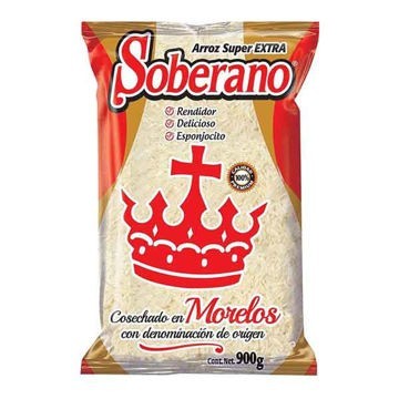 Arroz Morelos Soberano Bolsa de 900 g