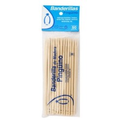 Banderillas Pinguino Paquete de 50 piezas