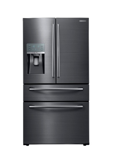 Samsung - Refrigerador de 28 pies cúbicos y 3 puertas - Negro