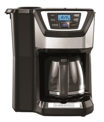 Cafetera Black & Decker 12 tazas programable Negra