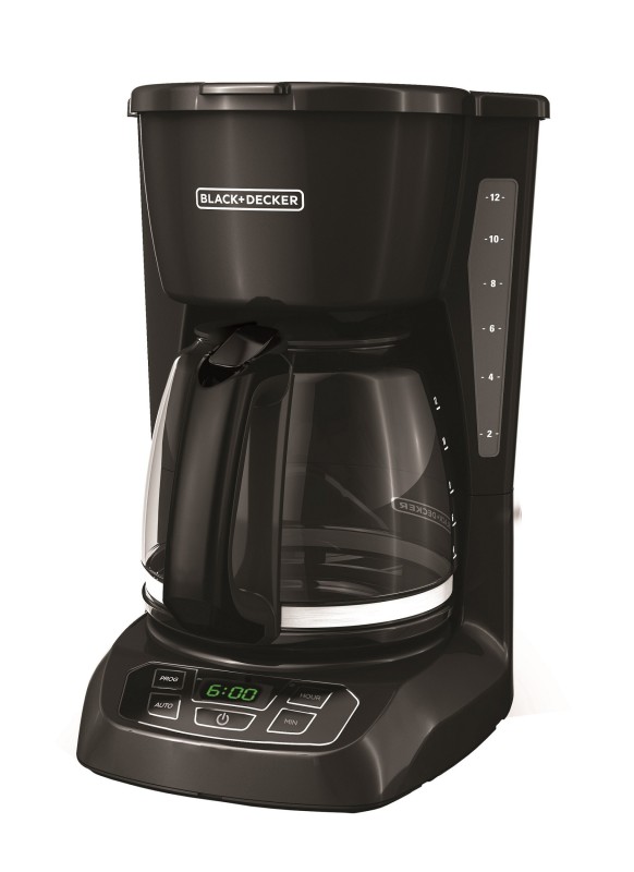 Cafetera para 12 tazas programable Black & Decker Negro