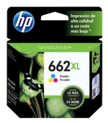 HP Cartucho de tinta InkAdvantage 662XL Tricolor