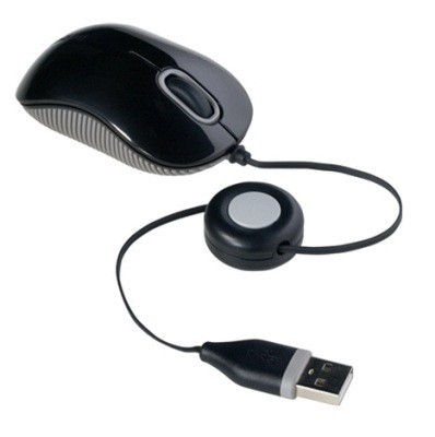 Targus Mini Mouse óptico Negro