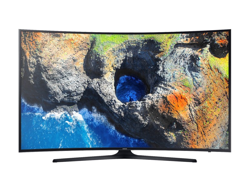 Samsung Pantalla de 55" Curva Ultra HD/4K Smart TV Negro