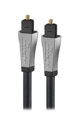 Rocketfish Cable óptico de 2.4 mts Negro
