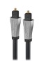 Rocketfish Cable óptico de 2.4 mts Negro
