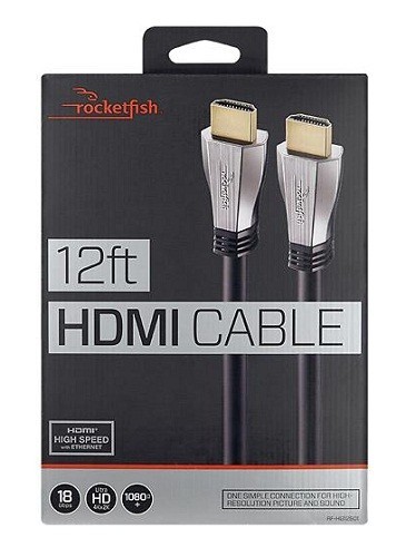 Rocketfish Cable HDMI 4K 3.6 mts Negro