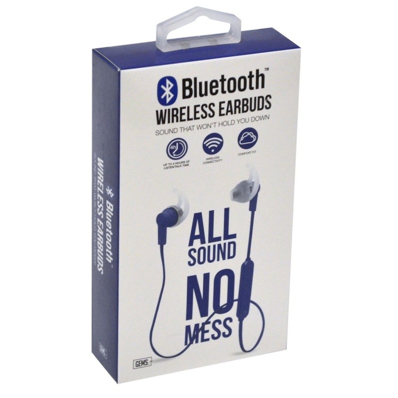 GEMS Audífonos Bluetooth Azul