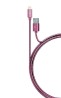 Candywirez Cable Lightning Rosa Metálico