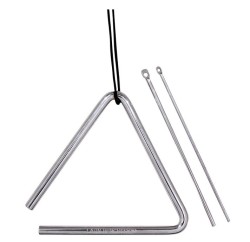 Triangulo de 6" LP Plata