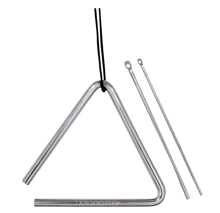 Triangulo de 6" LP Plata