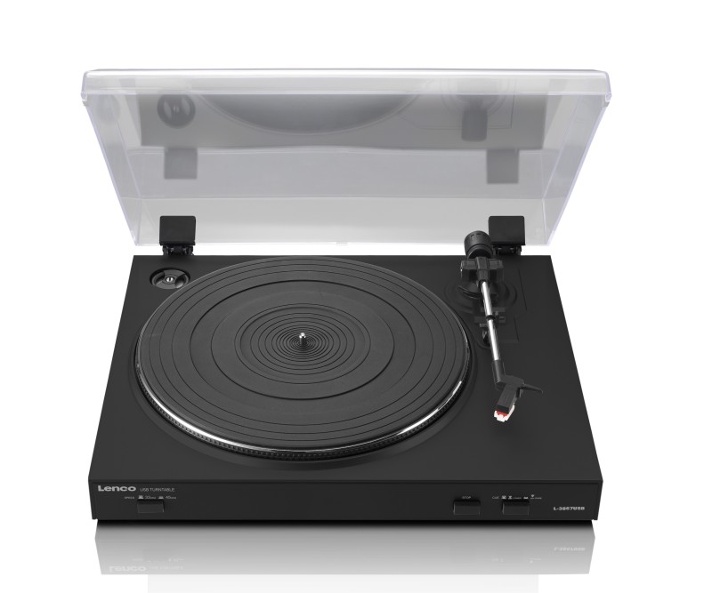 Lenco Tornamesa L-3867USB Negro