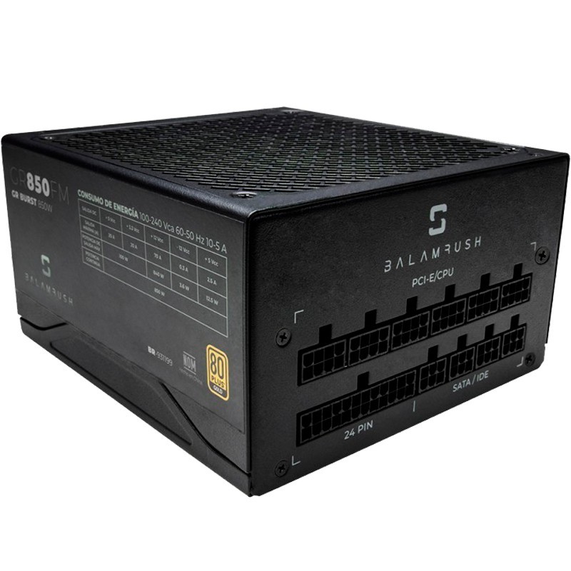 Fuente de Poder BALAM RUSH 850W Gold Modular