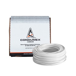 CONDUMEX Caja 100 Mts Cable Blanco Thw Cal 12 Aw Vinanel Xxi