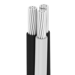 VIAKON. Cable XLP-AL, TRIPLEX, (2+1) CAL. 1/0 - 2 AWG