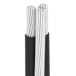 VIAKON. Cable MULTIPLE DE AL, AAC (2+1) CAL. 4 AWG