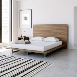 BASE DE CAMA NIQUEL NOGAL