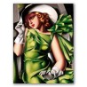 Muchacha con guantes