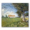 Casa en campo de trigo