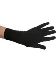 Guantes cortos negros