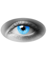 Pupilentes azul cielo