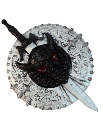 Escudo medieval con espada