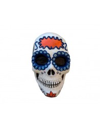 Sugar skull blue