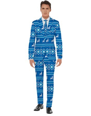 Traje copos navideños