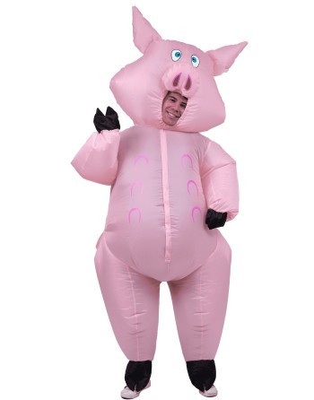 Cerdito inflable