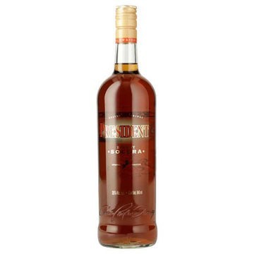 Brandy Presidente Solera Botella de 940 mL (IEPS inc.)