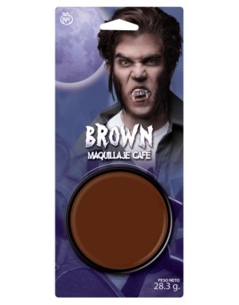 Maquillaje pasta café
