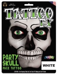 Party Skull-White