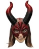 Devil mythical horned skull