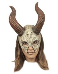 Mythical horned skull