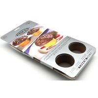 Molde silicón panque 6 cavidades