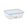 Contenedor vidrio 2 divisiones rectangular 1.05 Lt
