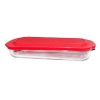 Refractario rectangular c/tapa 3 Lt/42cm
