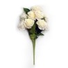 Ramo de 9 rosas crema
