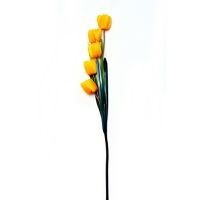 Vara de tulipán amarillo artificial