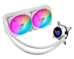 Enfriamiento Liquido Asus Rog Strix Lc240 Rgb color Blanco 2x120mm Intel/amd