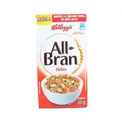Cereal All-Bran Flakes individual Kelloggs 50 cajitas de 35g (IEPS ...