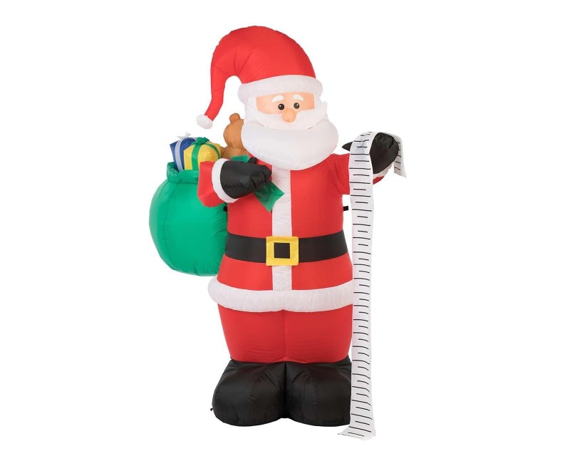 Inflable Santa List 180 cm