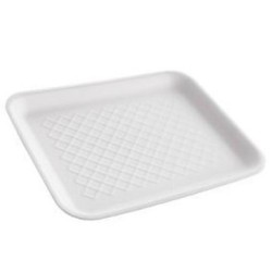 Charola rectangular unicel No. 855 Picnic Paquete de 500 piezas