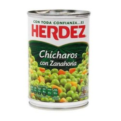 Chicharo con Zanahoria Herdez Lata de 400 g