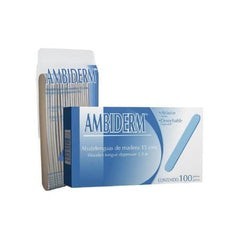 Ambiderm Abatelenguas de Madera de 15 CM